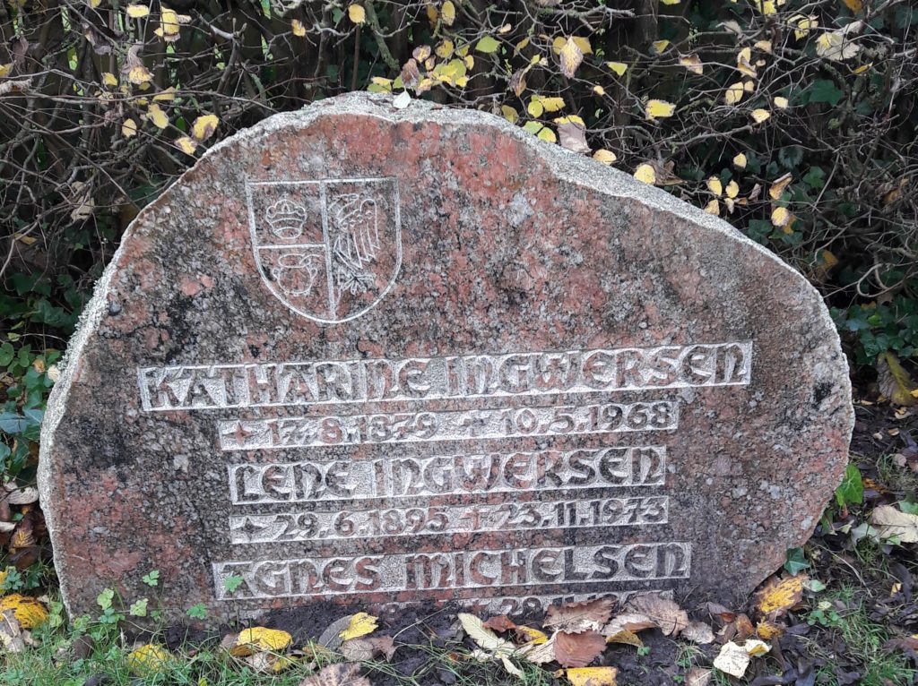 Grabstein von Katharine Ingwersen.